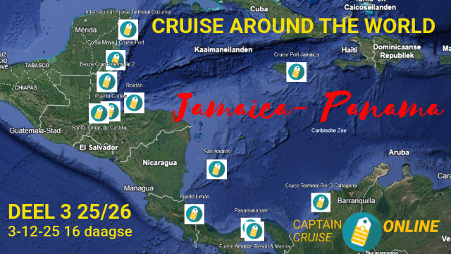 16 DAAGSE CRUISE JAMAICA-PANAMA